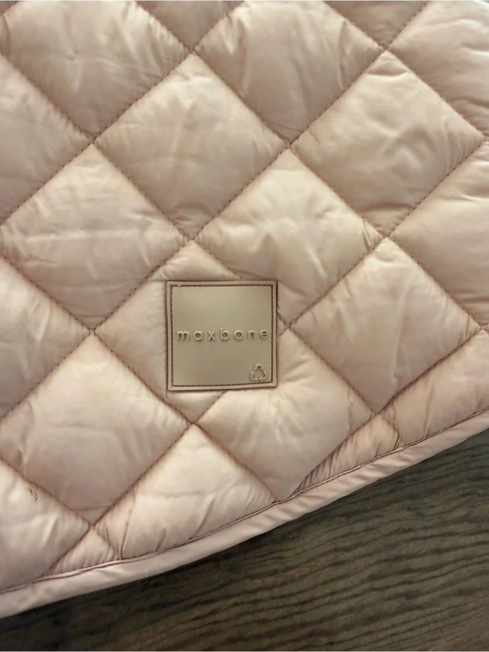 Maxbone Arabella Puffer Vest Blush/Pearl Pink – Size L